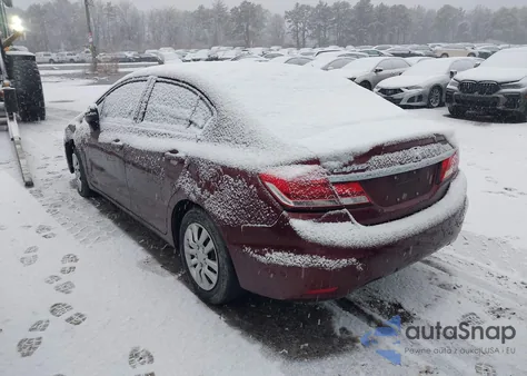 2014 Honda Civic Lx from USA, damaged, VIN 19XFB2F57EE222973